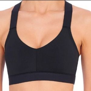 NEW! NATORI Dynamic Racerback Sport Bralette Moisture Wicking Black Size Medium